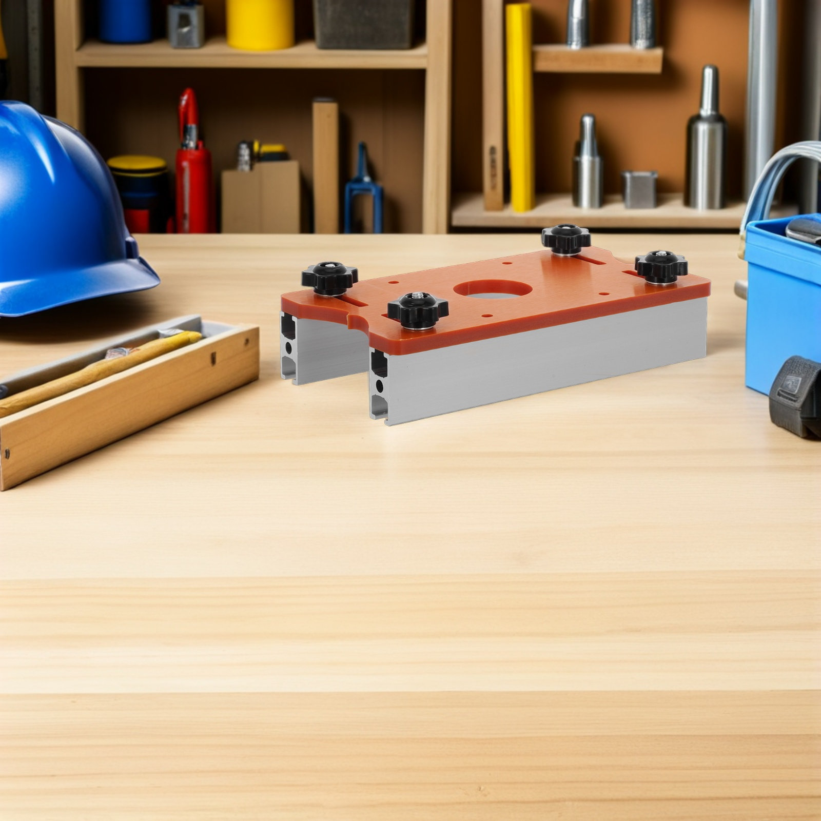 Workbench Woodworking - Router Masası İçin Alüminyum Taban Plakası,