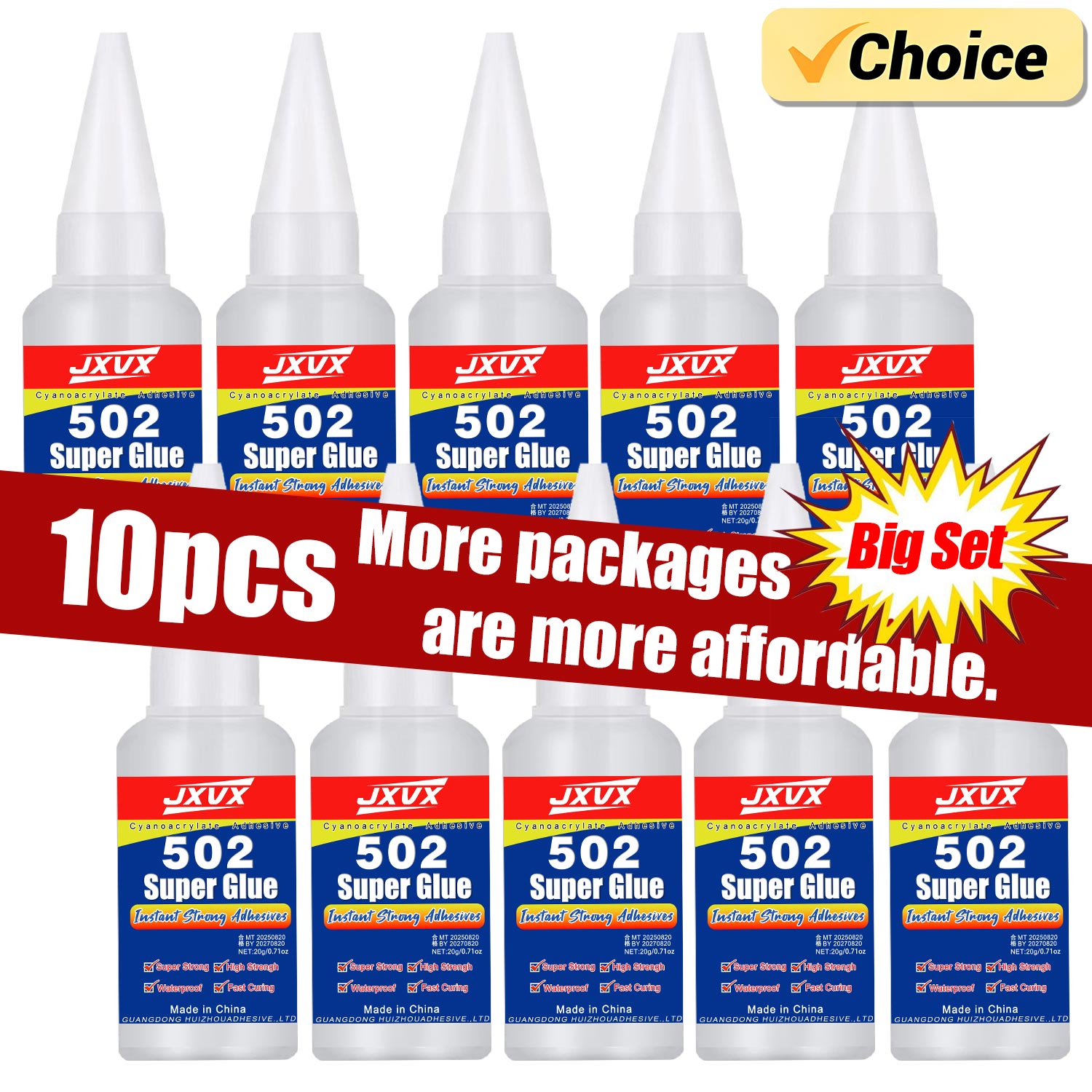Woodworking Quick Glue - 5-10 adet 502 Süper Tutkal Anında