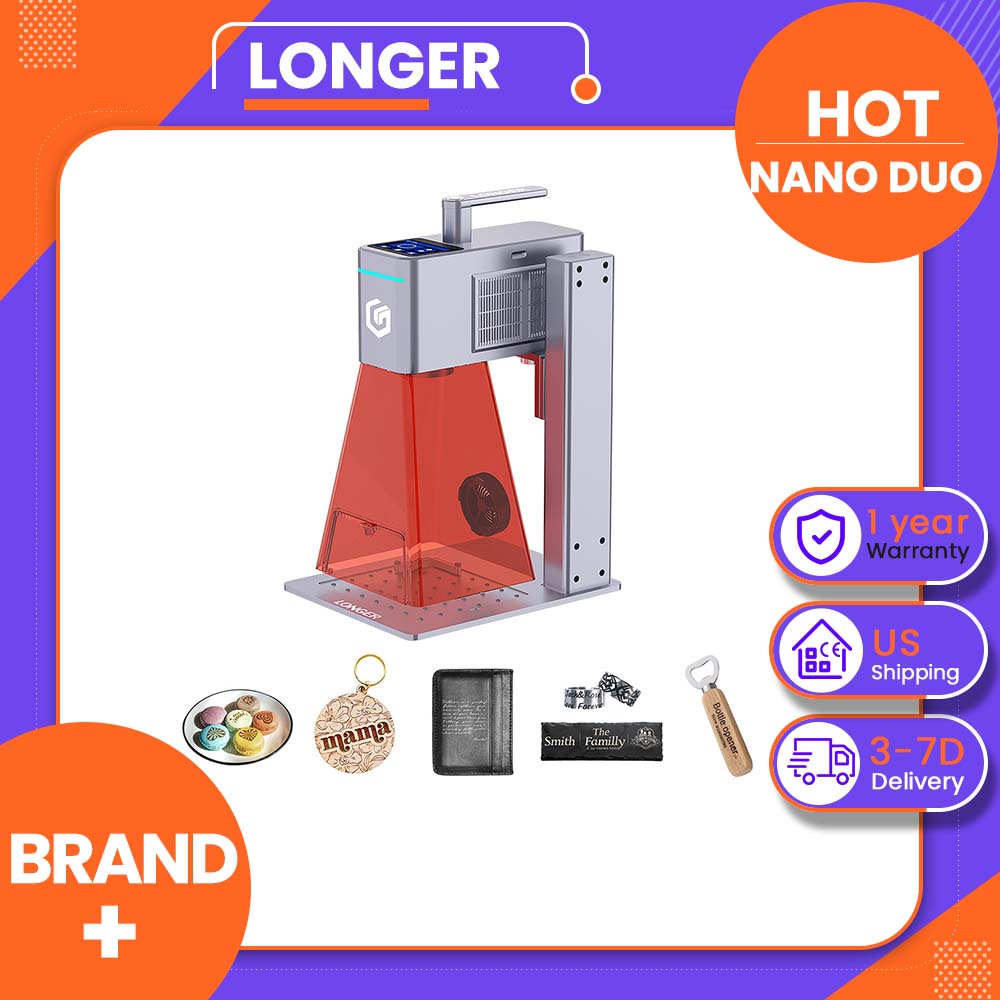 Woodworking Design App - LONGER Nano Duo 20W Çift Lazerli