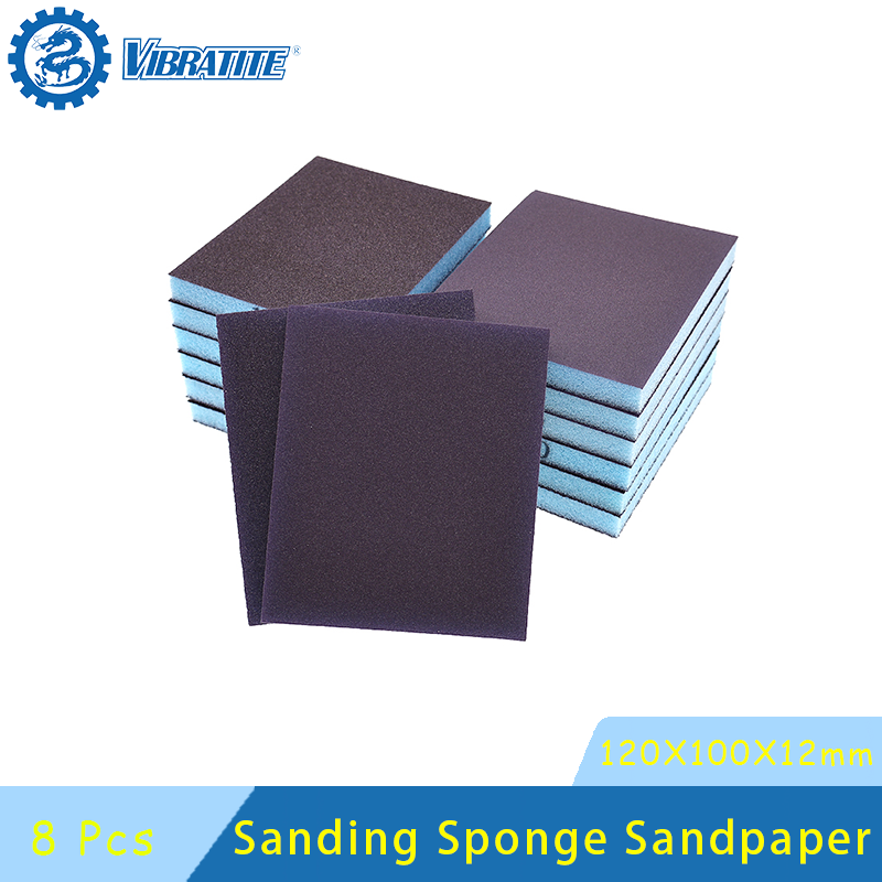 Woodworking Veneer - 100X120X12mm Zımpara Süngeri Zımpara Kağıdı 8
