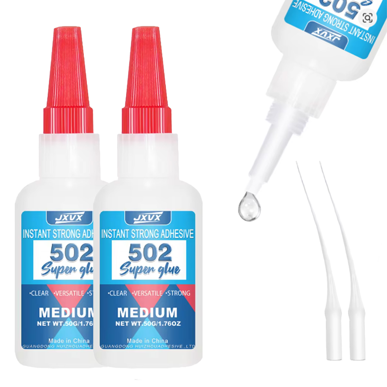 Woodworking Quick Glue - Süper Güçlü Yapıştırıcı 502, 50G（1.76Oz）502 Süper