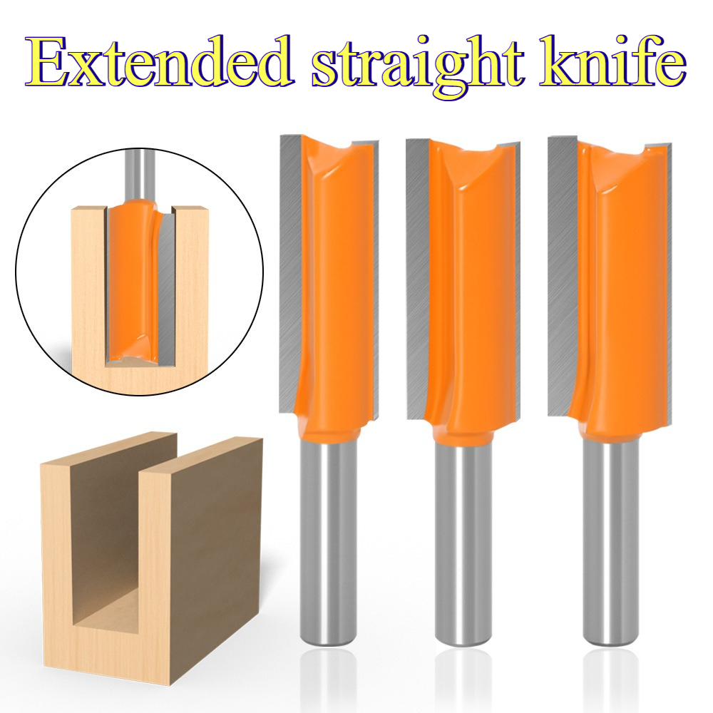Router Bits For Woodworking - Düz Freze Ucu, 1/4