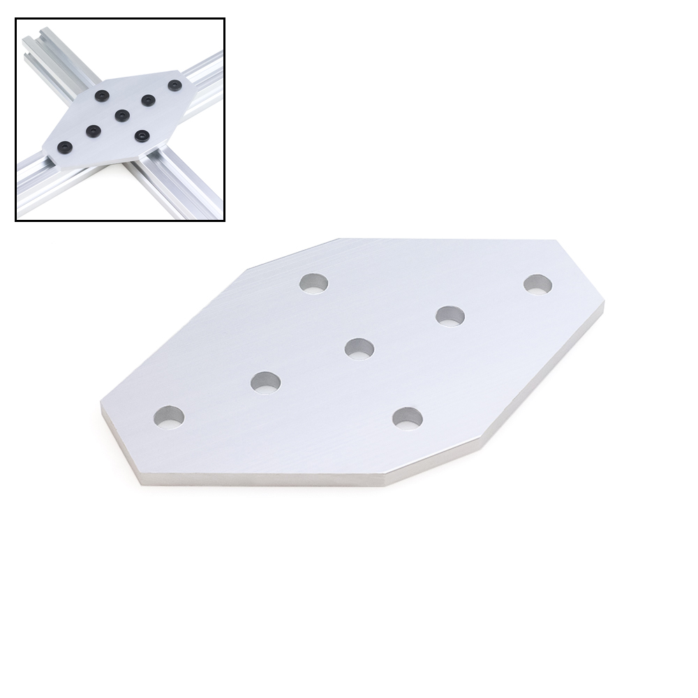 Woodworking Joint - Openbuilds 7 Delikli Çapraz Birleştirme Plakası