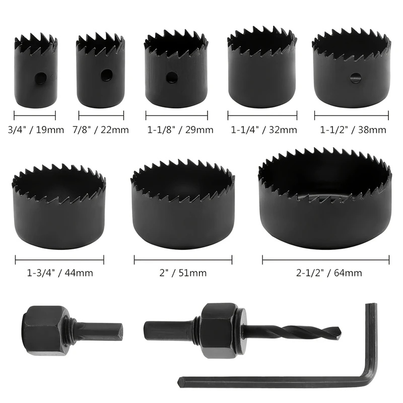 8 Parça Ahşap İşleme Delik Tes - Woodworking Drill Bits incelemesi ve fiyatı