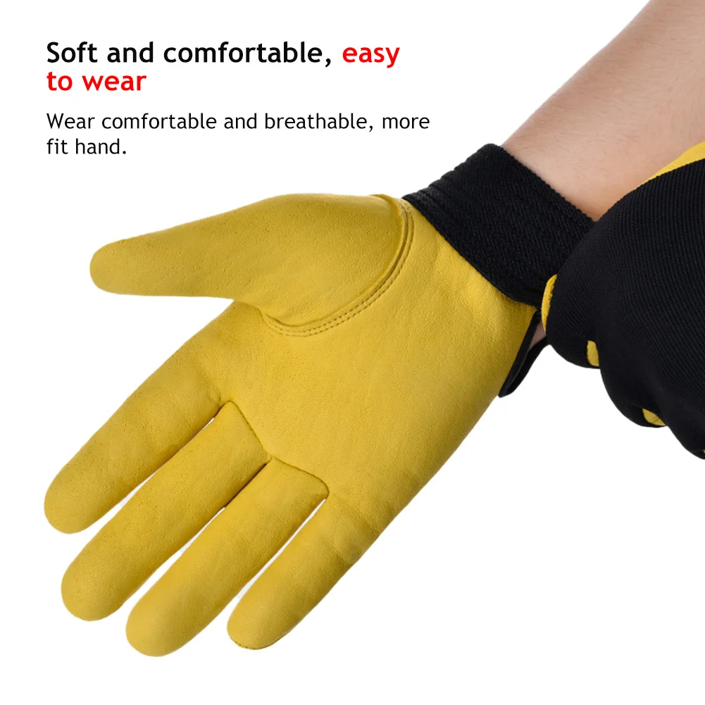 Sığır Derisi Deri İş Eldivenle - Woodworking Gloves incelemesi ve fiyatı