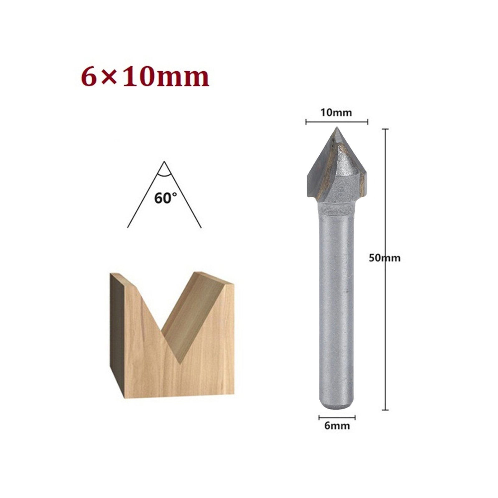 Oyma Ucu, V Şeklinde Oyma Ucu, - Woodworking Overalls incelemesi ve fiyatı