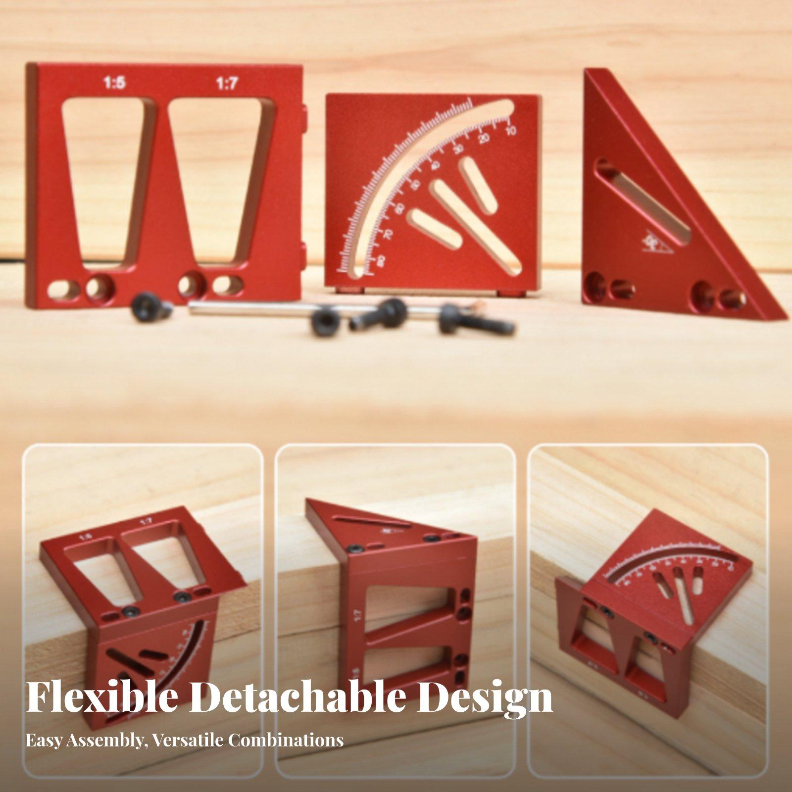 Hassas Açı Ölçer Alüminyum Ala - Woodworking Workshop Layout incelemesi ve fiyatı