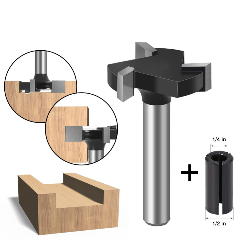 4 Kanallı T-Slot Freze Ucu Kar - Router Bits For Woodworking incelemesi ve fiyatı