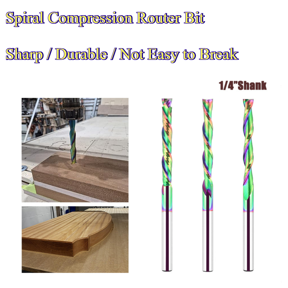Spiral Sıkıştırma Freze Ucu Ka - Router Bits For Woodworking incelemesi ve fiyatı