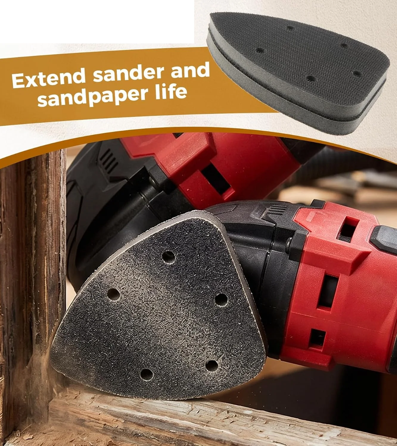 5 adet Üçgen Detaylı Zımpara P - Woodworking Finishing incelemesi ve fiyatı