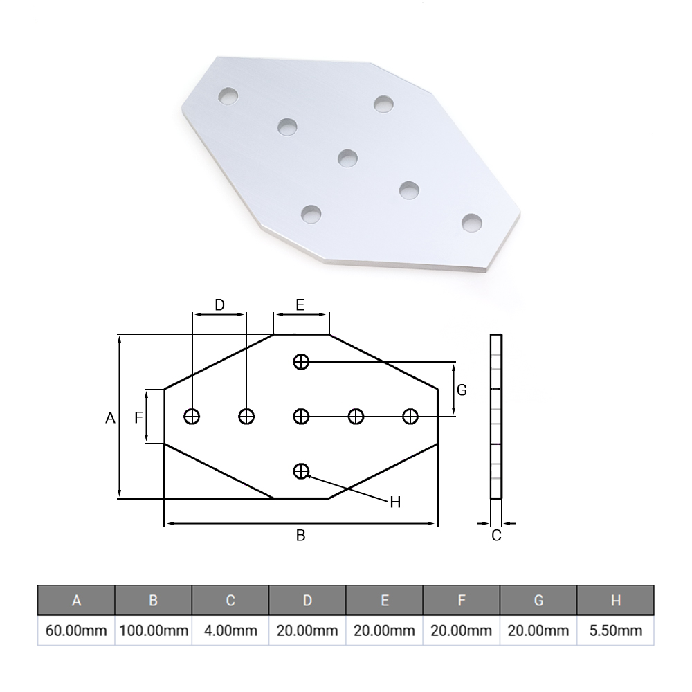 Openbuilds 7 Delikli Çapraz Bi - Woodworking Joint incelemesi ve fiyatı